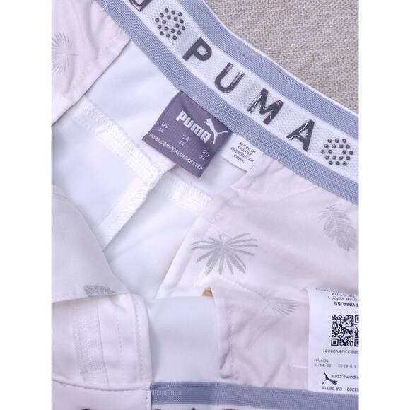 PUMA NWT DryCELL Golf Shorts Men’s 34 White – Moisture Wicking, Performance Fit - Picture 4 of 10